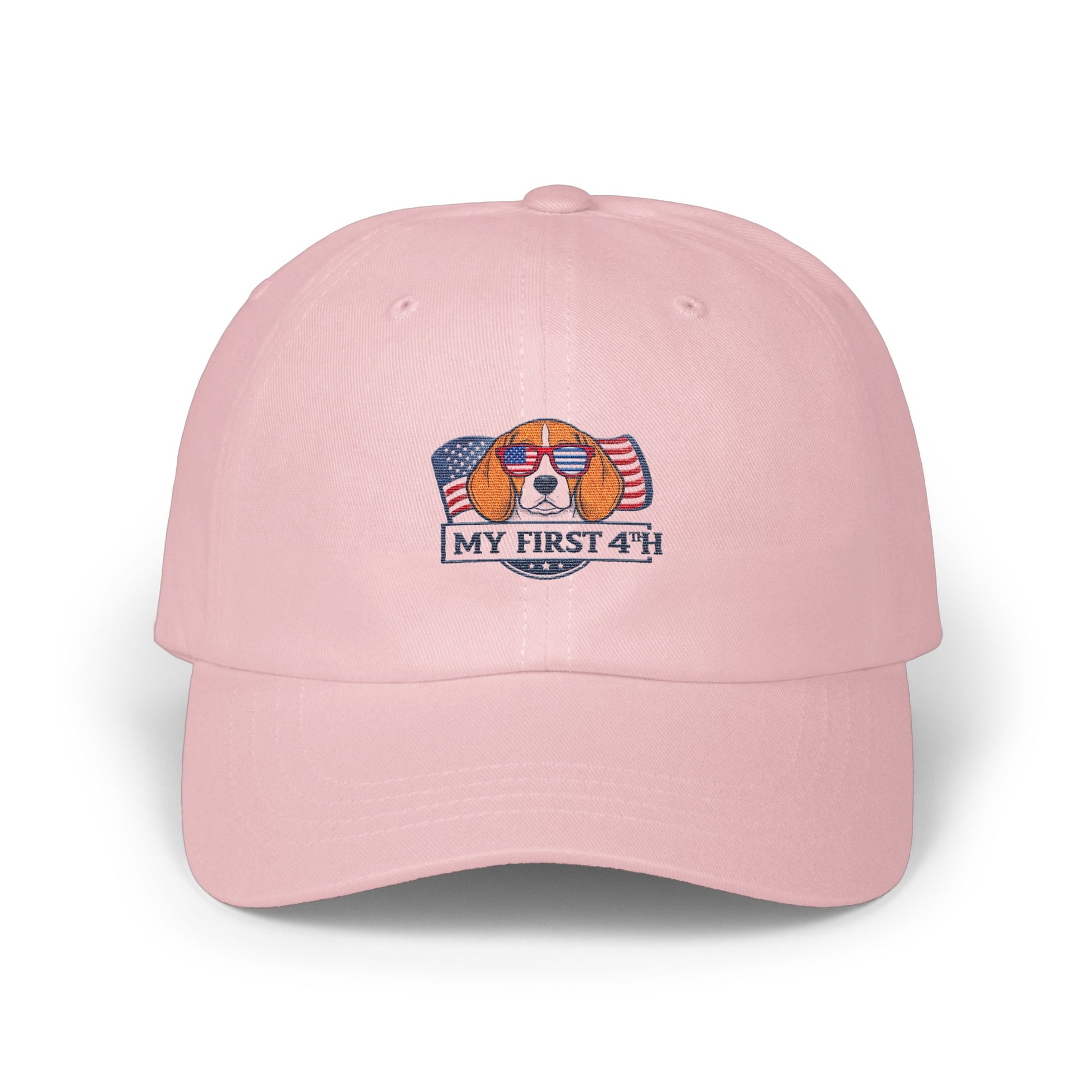 My First 4th Embroidered Pink Hat Product