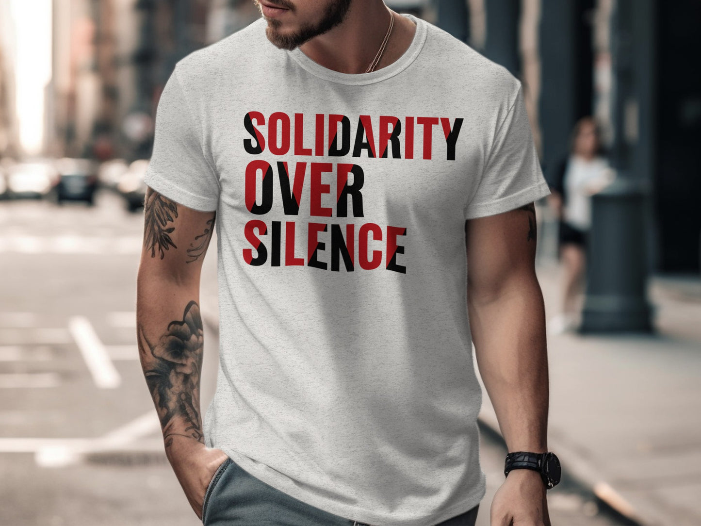 Solidarity Over Silence Graphic Tee Product