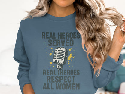 Real Heroes Served Respect All Women Apparel product