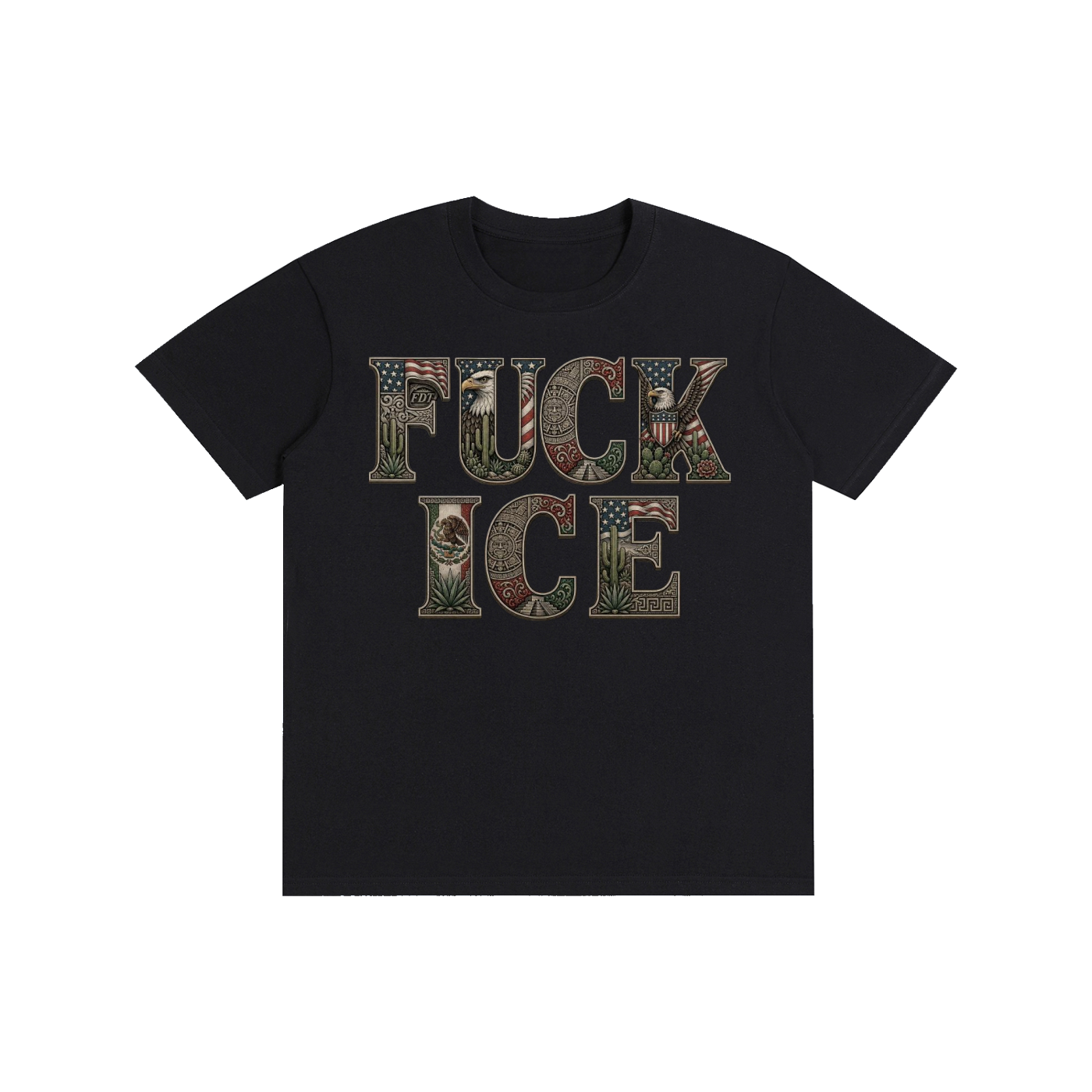 FUCK ICE with FDT Subtle The Perfect Tee; LOUDNESS Needed Now!! Pure Cotton Unisex T-Shirt