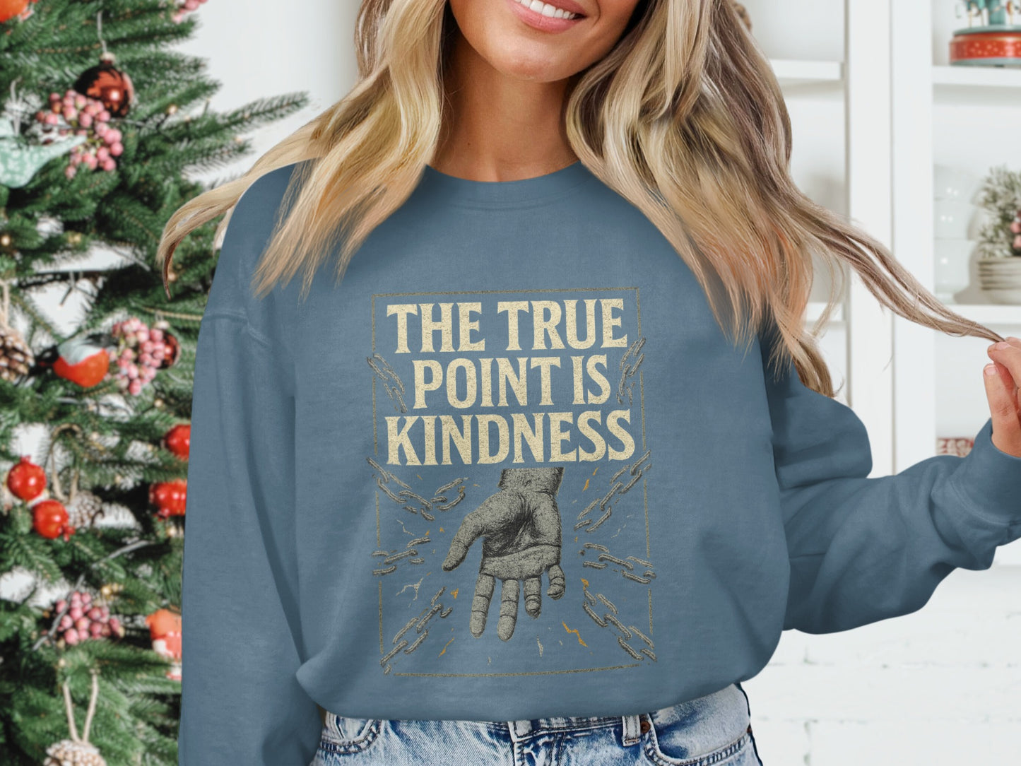 The True Point Is Kindness Print Pullover product