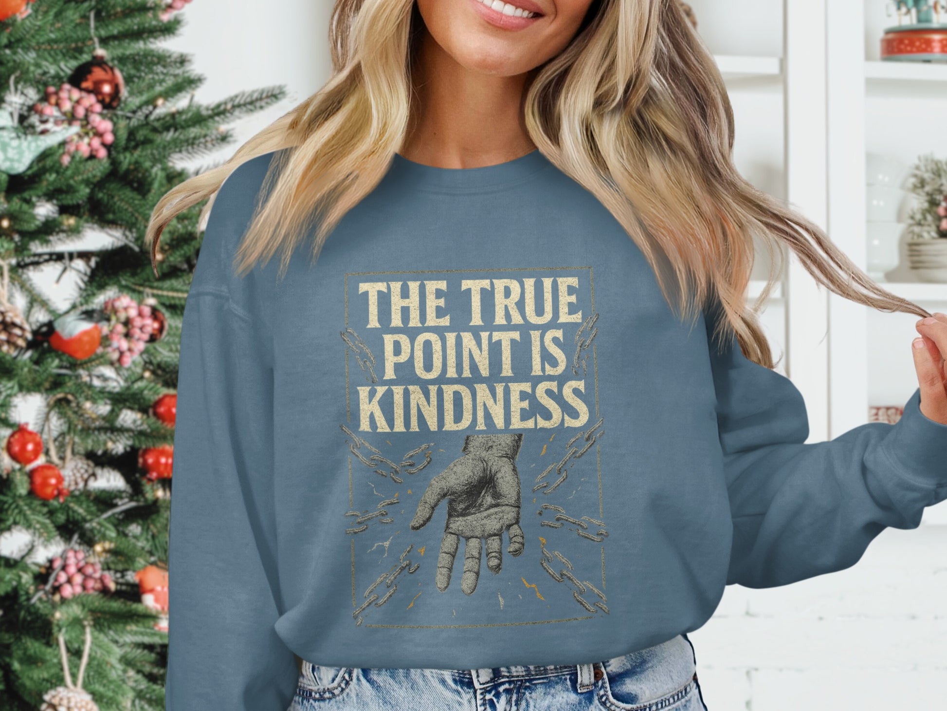The True Point Is Kindness Print Pullover product