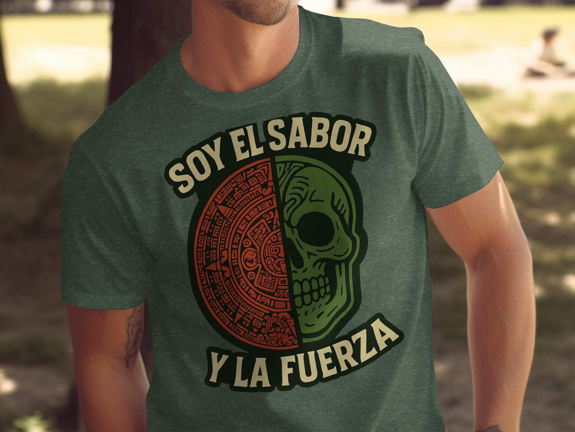 Soy elsabor y la fuerza graphic print t-shirt product