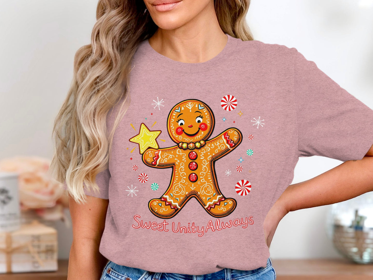 Sweet Unity Always Gingerbread Festive T-Shirt