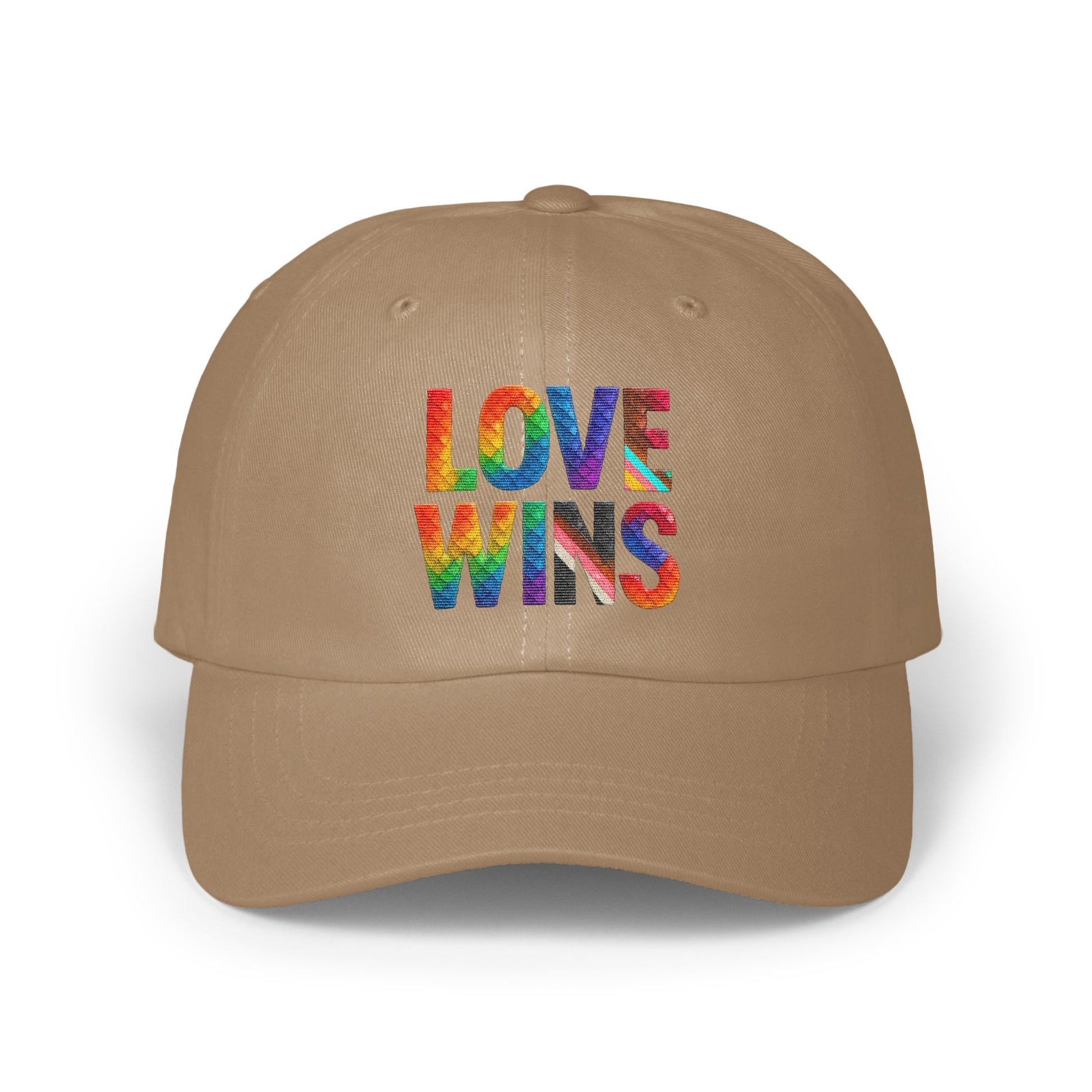 Love Wins Colorful Design Embroidered Hat product type
