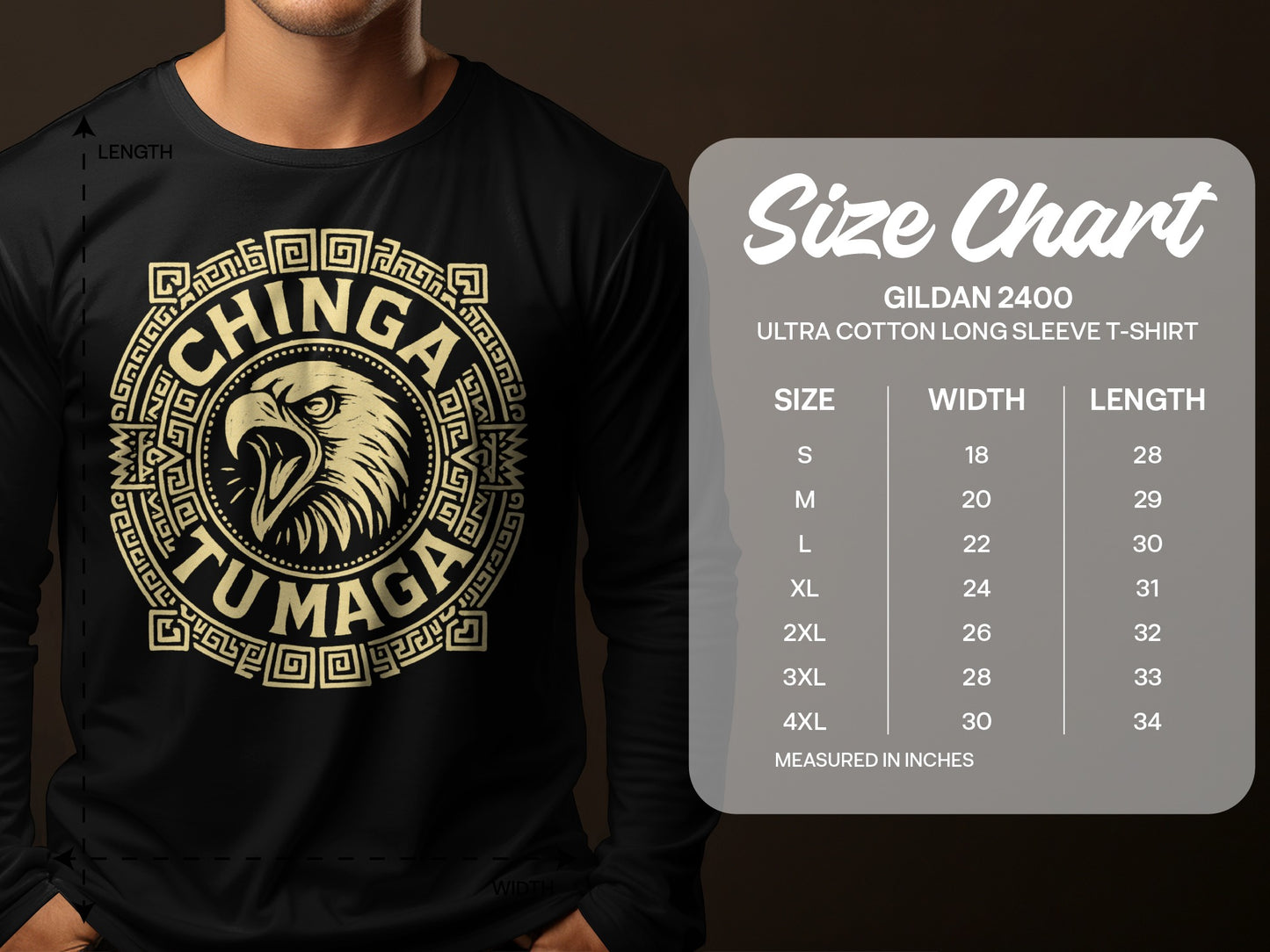 Chinga Tu Maga Ultra Cotton Long Sleeve T-shirt