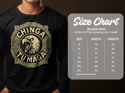 Chinga Tu Maga Ultra Cotton Long Sleeve T-shirt