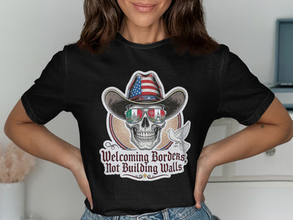 Welcoming Borders Not Building Walls T-Shirt product type
