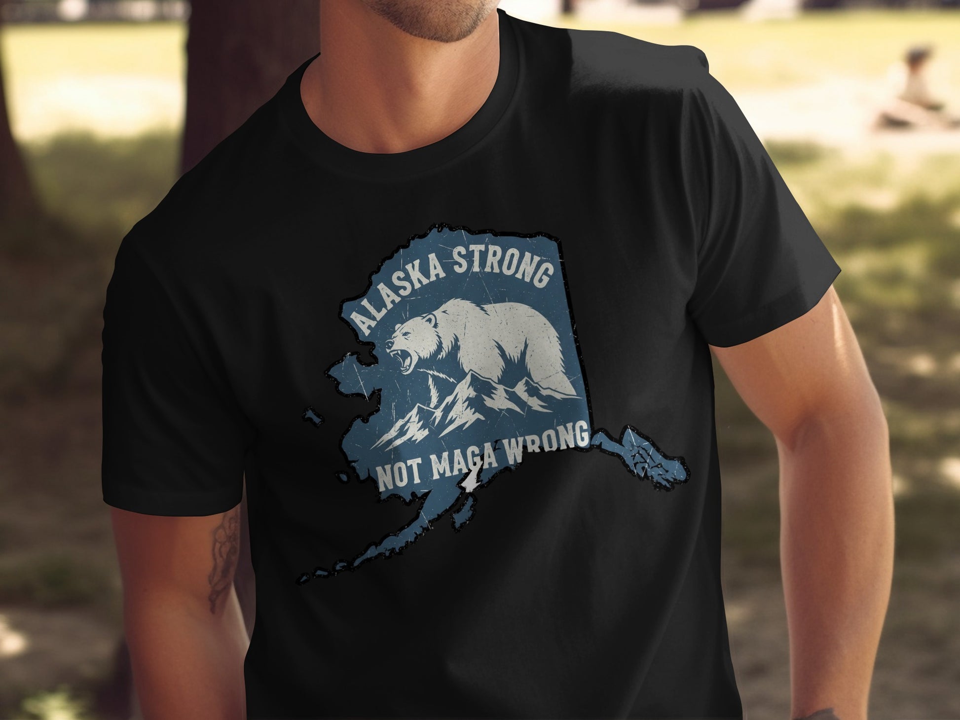 Alaska Strong Not Maga Wrong T-shirt product