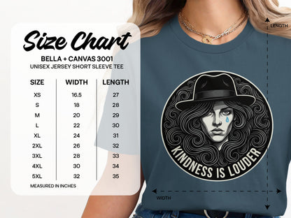 Kindness Is Louder Graphic Design Unisex Tee