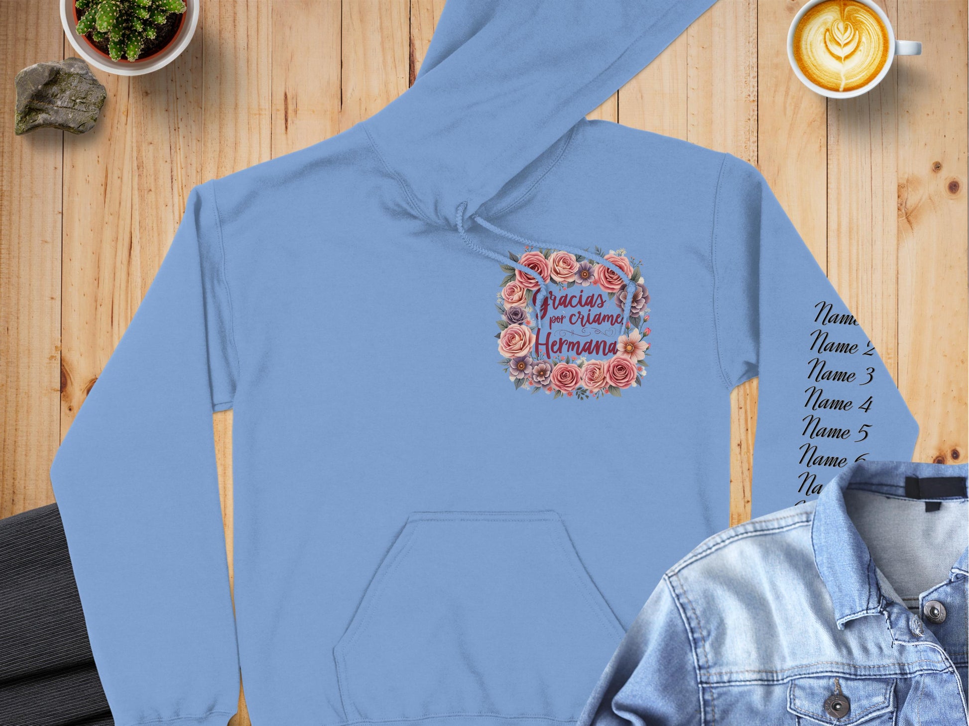 Gracias Por Cumplir Hermana Printed Hoodie product