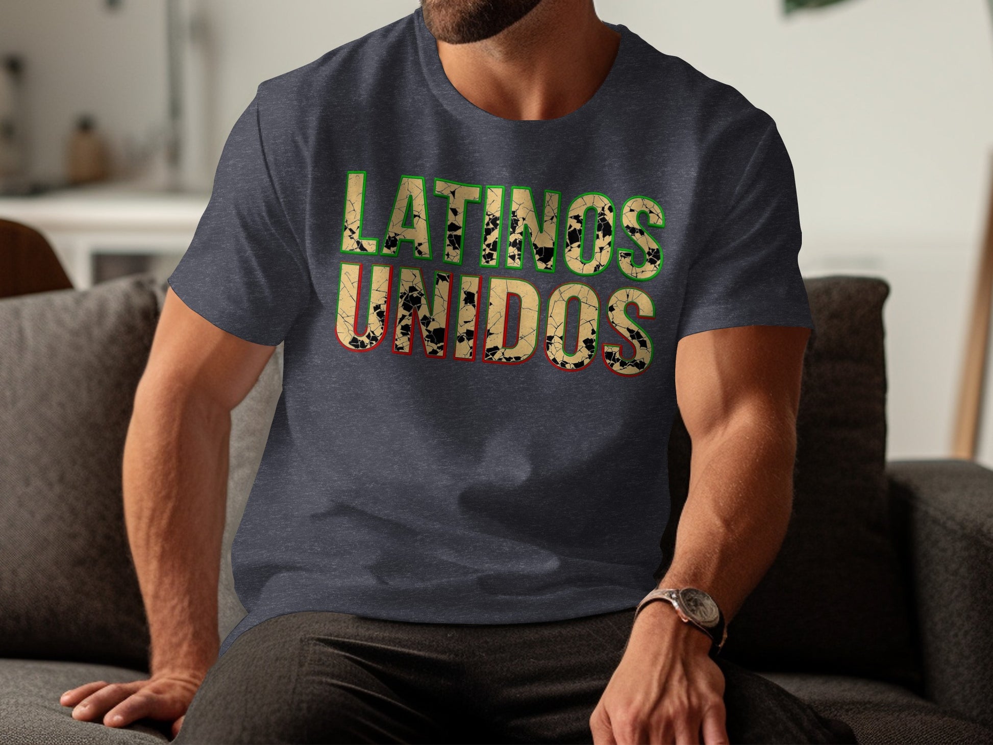 Latinos Unidos Graphic Tee Casual T-Shirt product