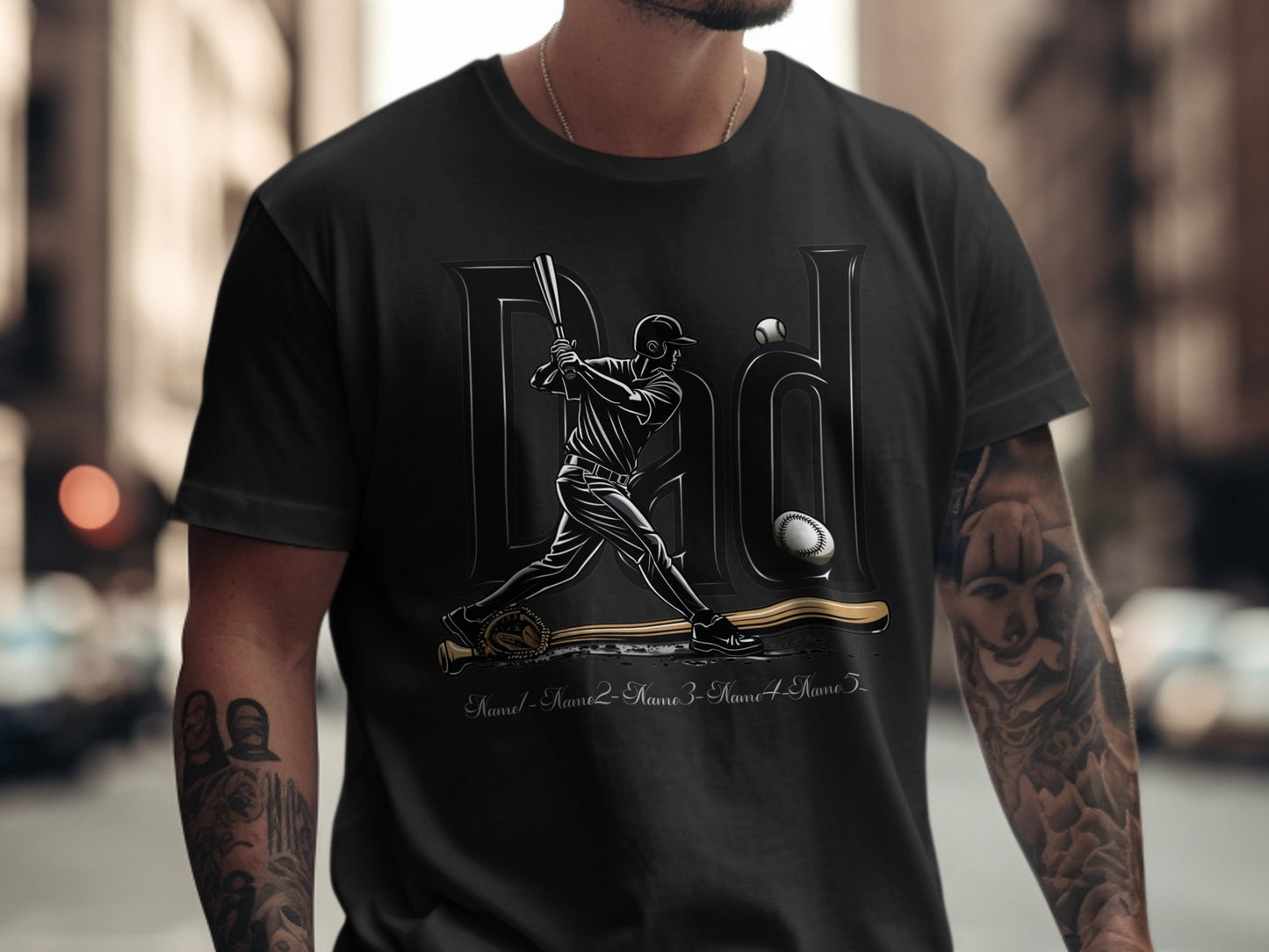 Baseball Dad Graphic Tee for Sports Enthusiasts product