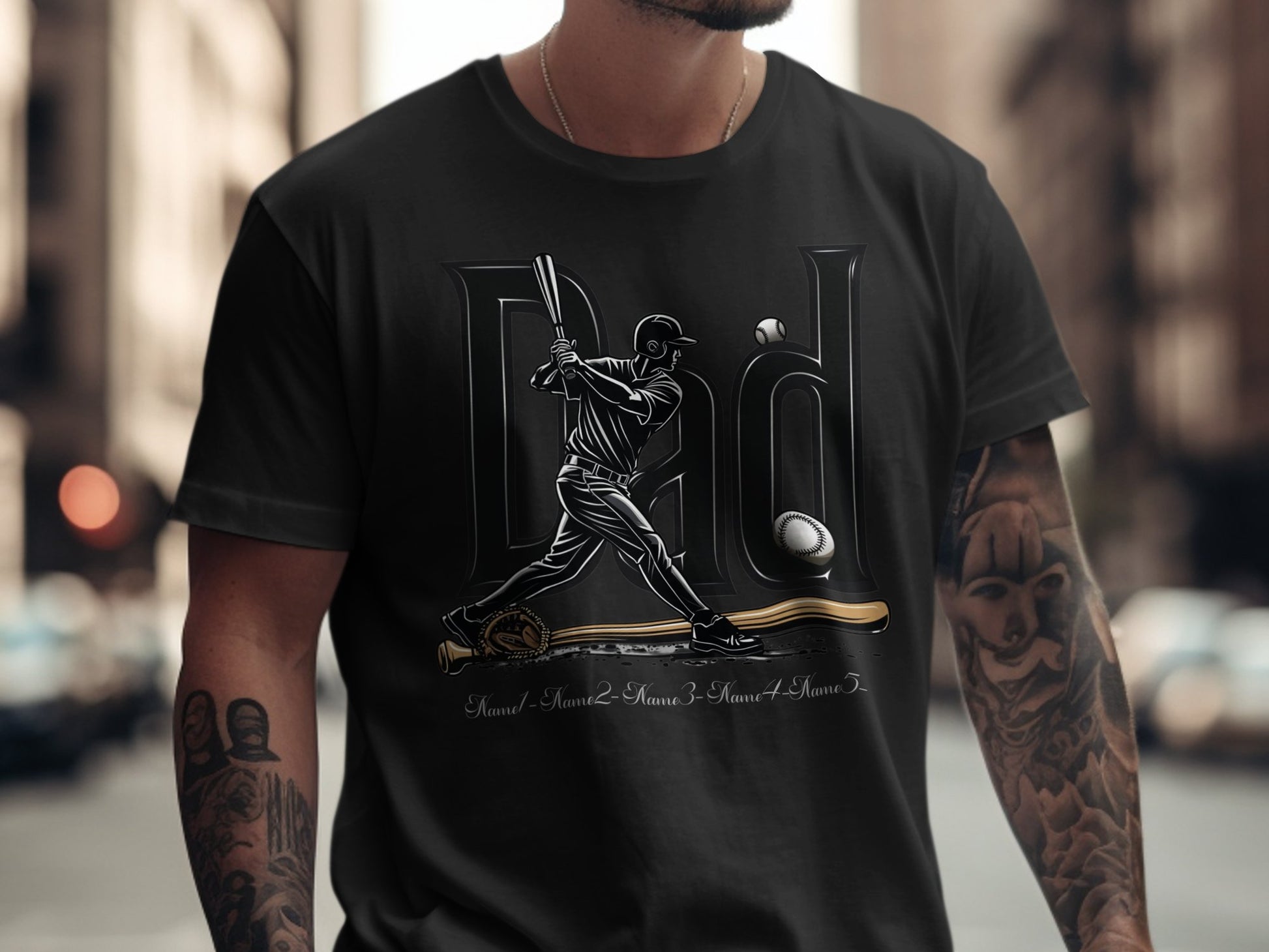 Baseball Dad Graphic Tee for Sports Enthusiasts product