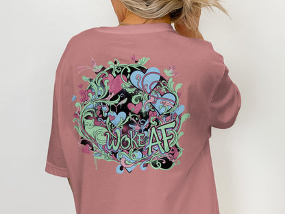 Stylish Woke AF Graphic Tee for Casual Outfits