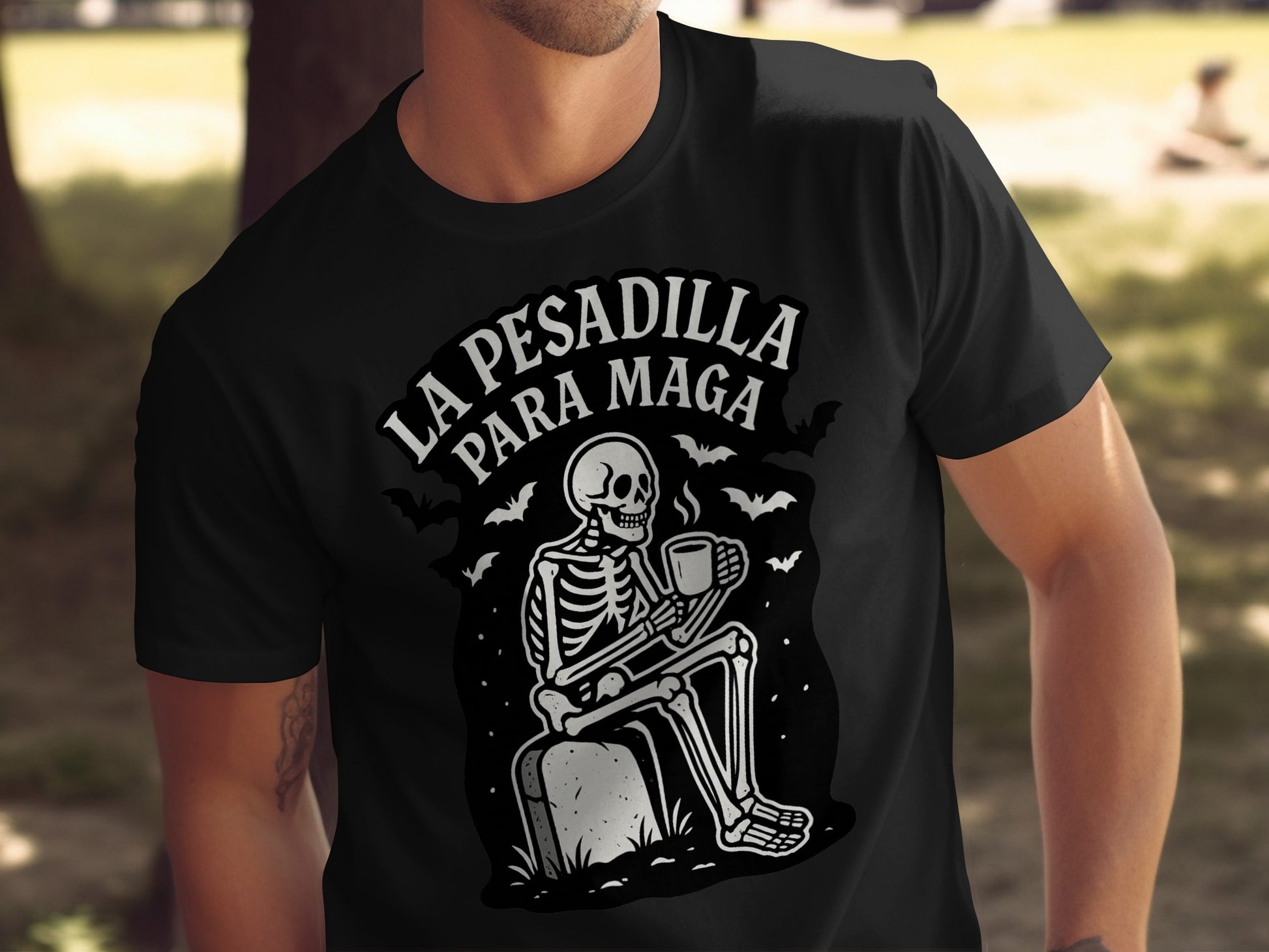 La Pesadilla Para Maga Skeleton Theme Shirt product