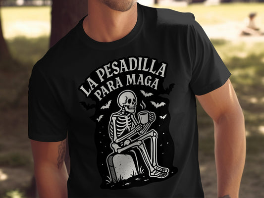 La Pesadilla Para Maga Skeleton Theme Shirt product