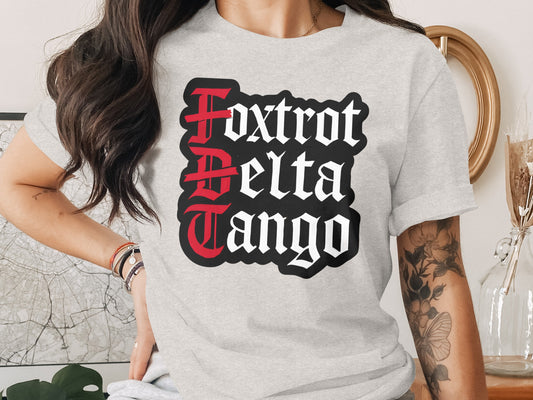 Foxtrot Delta Tango Graphic Tee shirt product