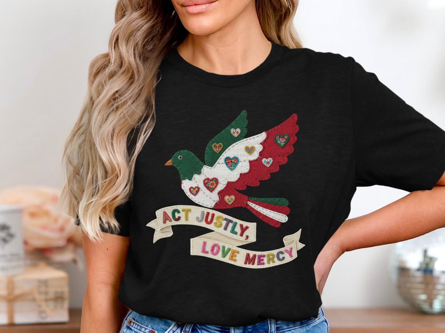 Act Justly Love Mercy Graphic T-Shirt