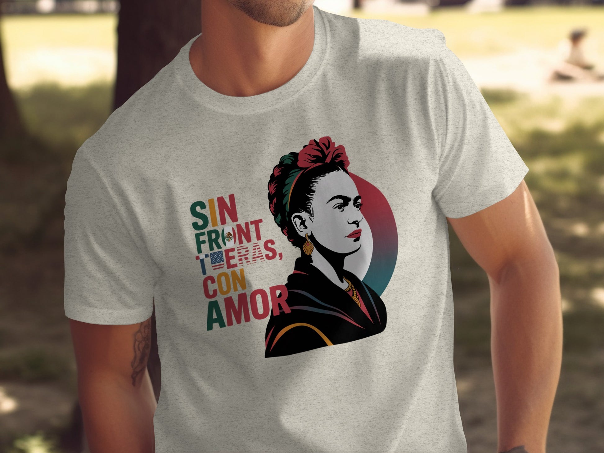 Colorful Sin Front Térchis Con Amor Graphic T-Shirt product