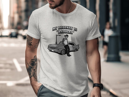 My Decency Is Radical T-shirt design for men