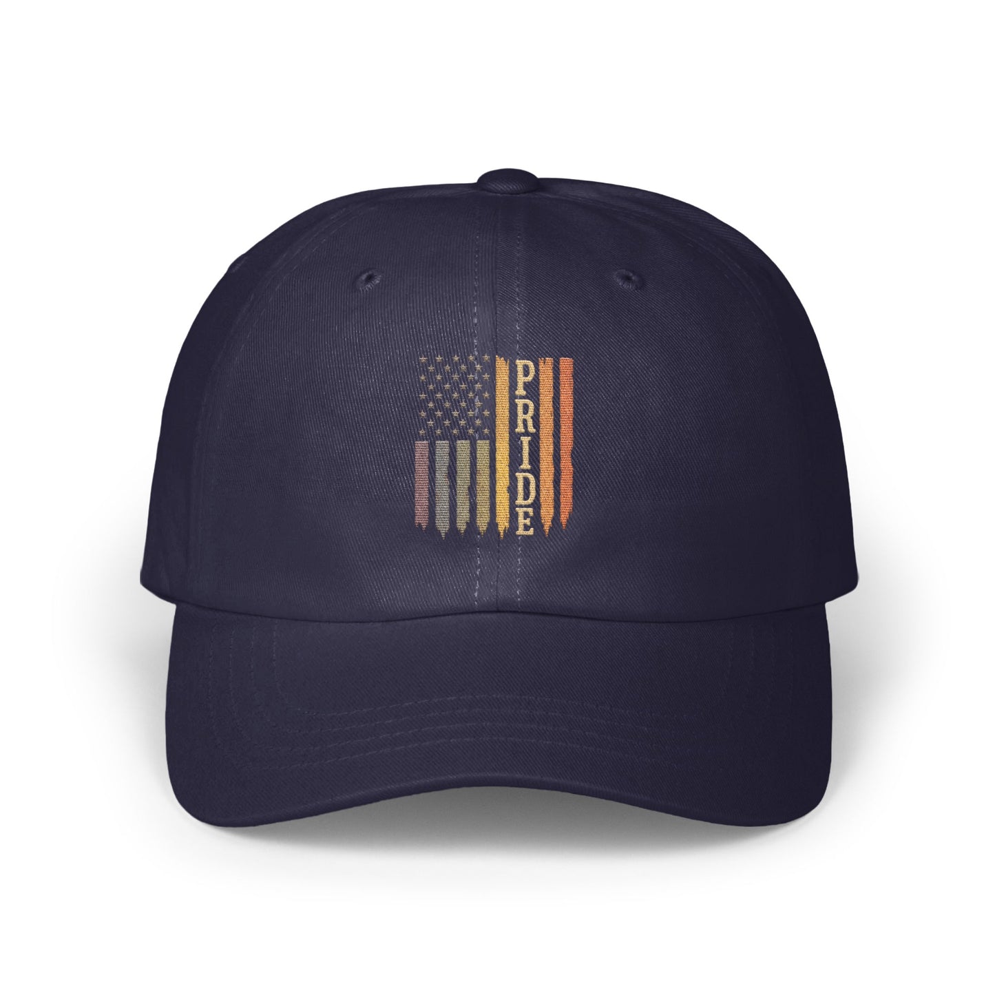 Vintage Pride Flag Embroidery Design Hat product