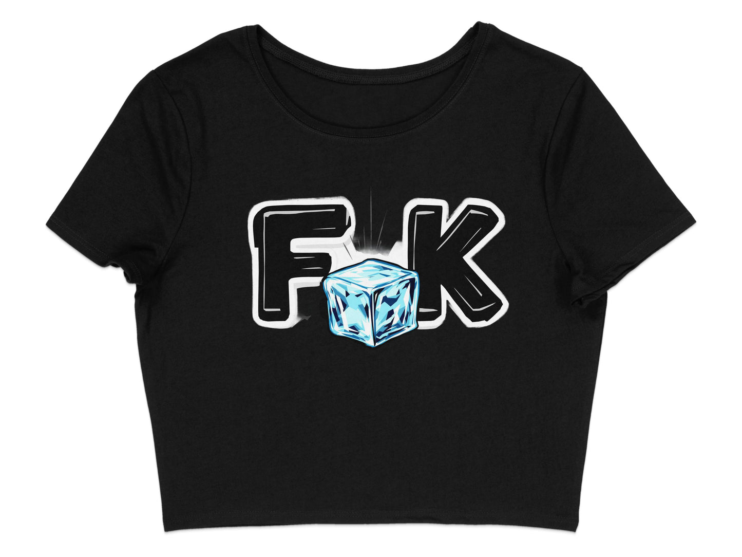 Funky Ice Block Graphic Crop Top product type