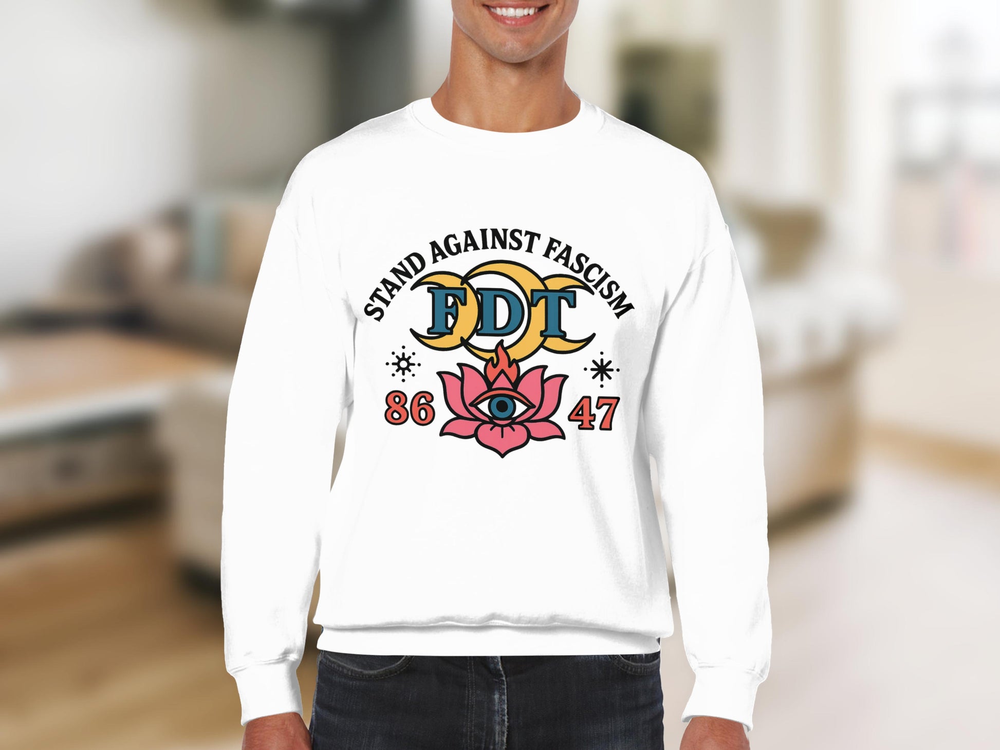 Stand Against Fascism EDT 86 47 Sweatshirt product