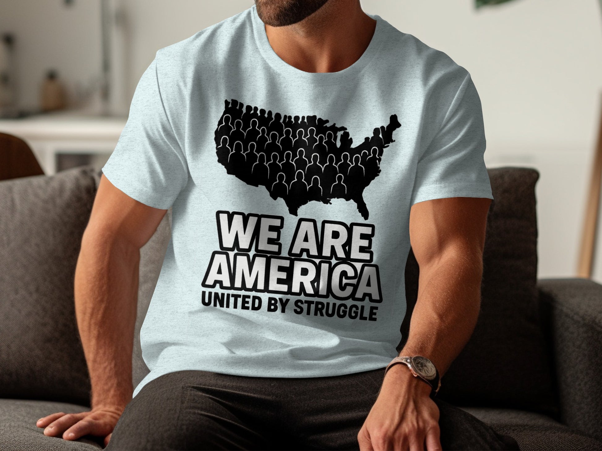 We Are America United by Struggle Graphic T-Shirt product