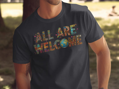All Are Welcome Graphic T-Shirt Product
