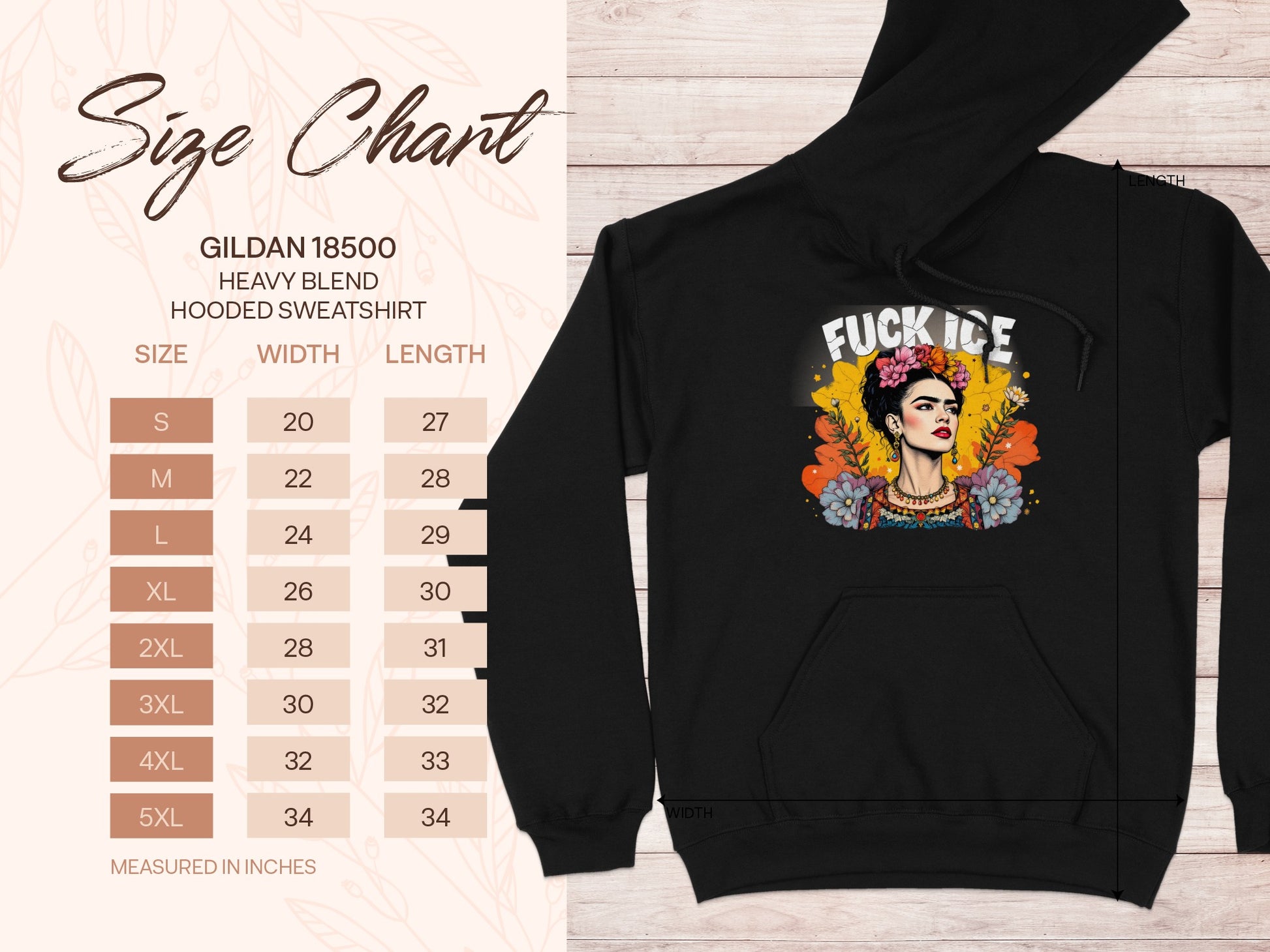 Artistic Frida Hoodie with Bold Statement sweatshirt