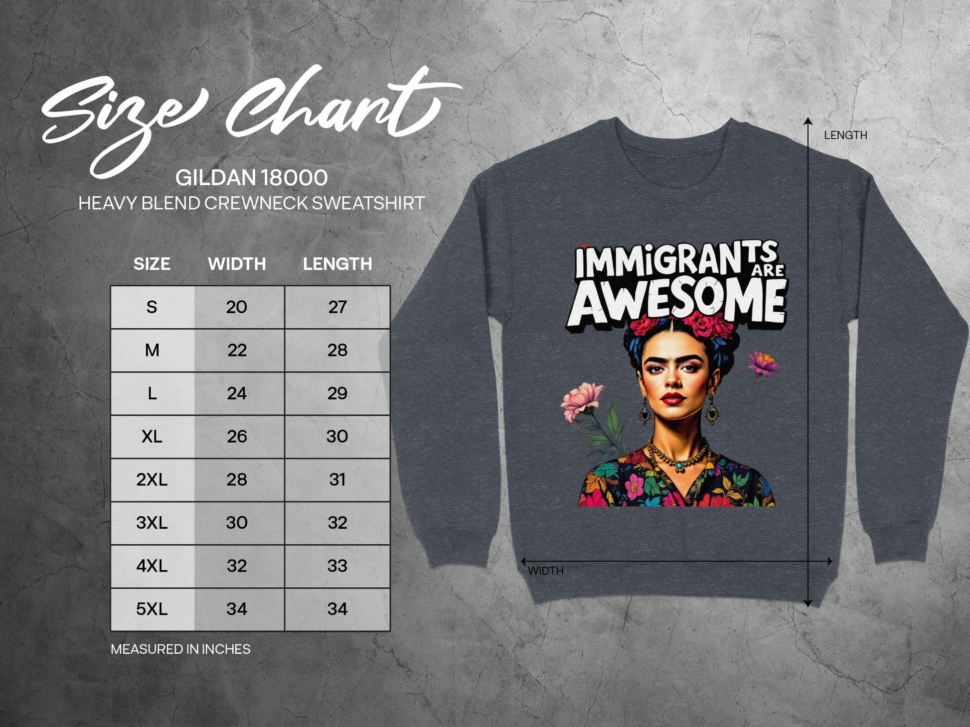 Immigrants Are Awesome Graphic Crewneck Sweatshirt product