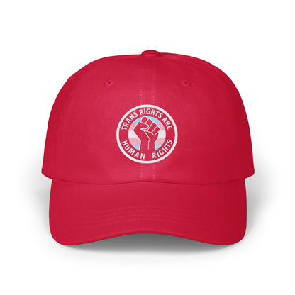 Trans Rights Are Human Rights Red Cap product type