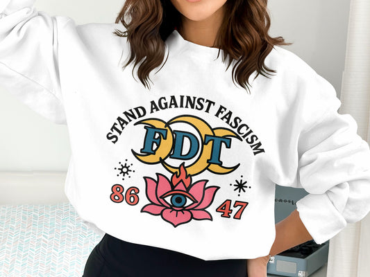 Stand Against Fascism FDT Graphic Sweatshirt product