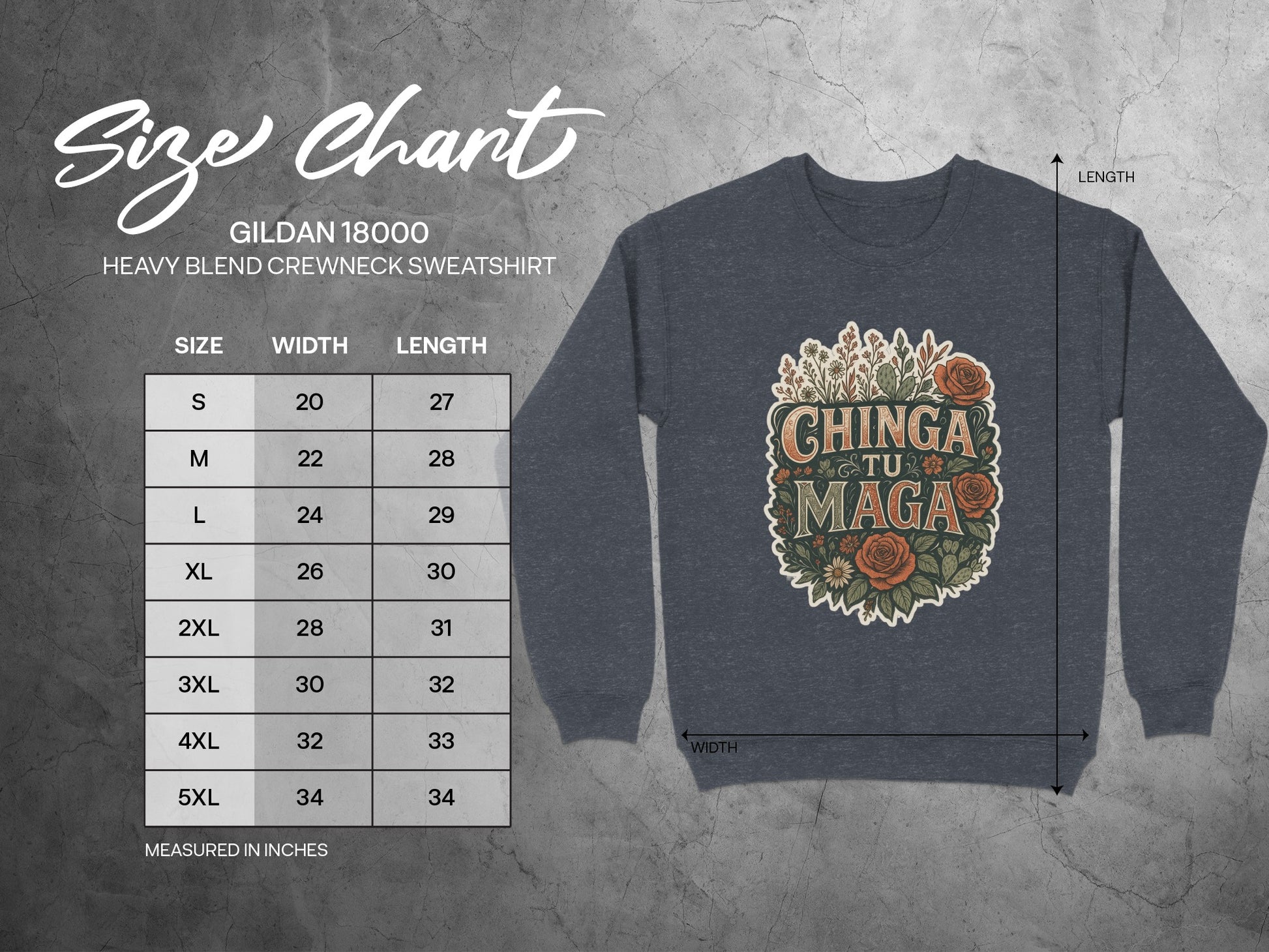 Chinga Tu Maga Graphic Sweatshirt product