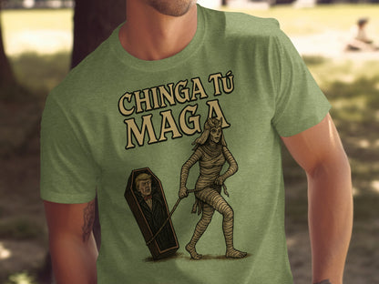 Chinga Tu Maga Graphic Tee Halloween T-shirt product