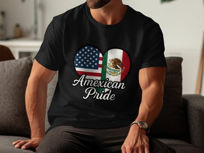 American Mexican Pride Graphic T-shirt patriotic product type
