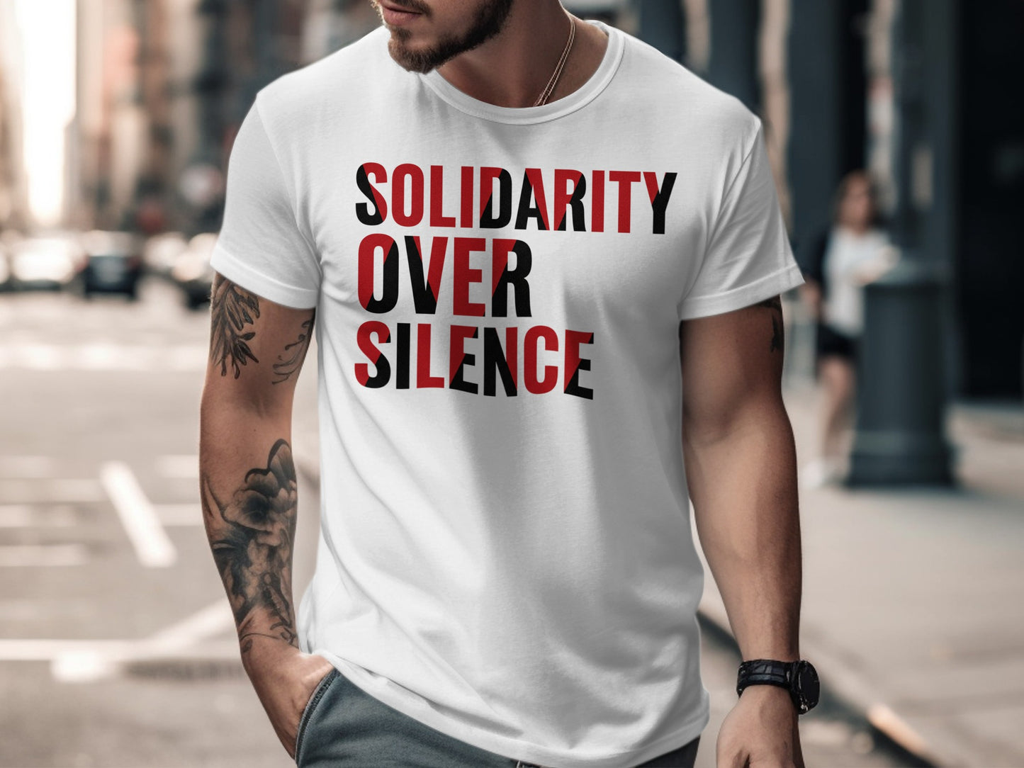 Solidarity Over Silence Graphic T-Shirt