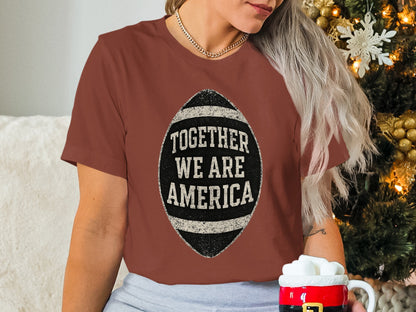 Together We Are America Graphic Print T-shirt