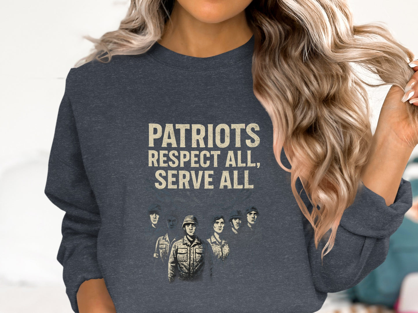 Patriots Respect All Serve All Sweatshirt product