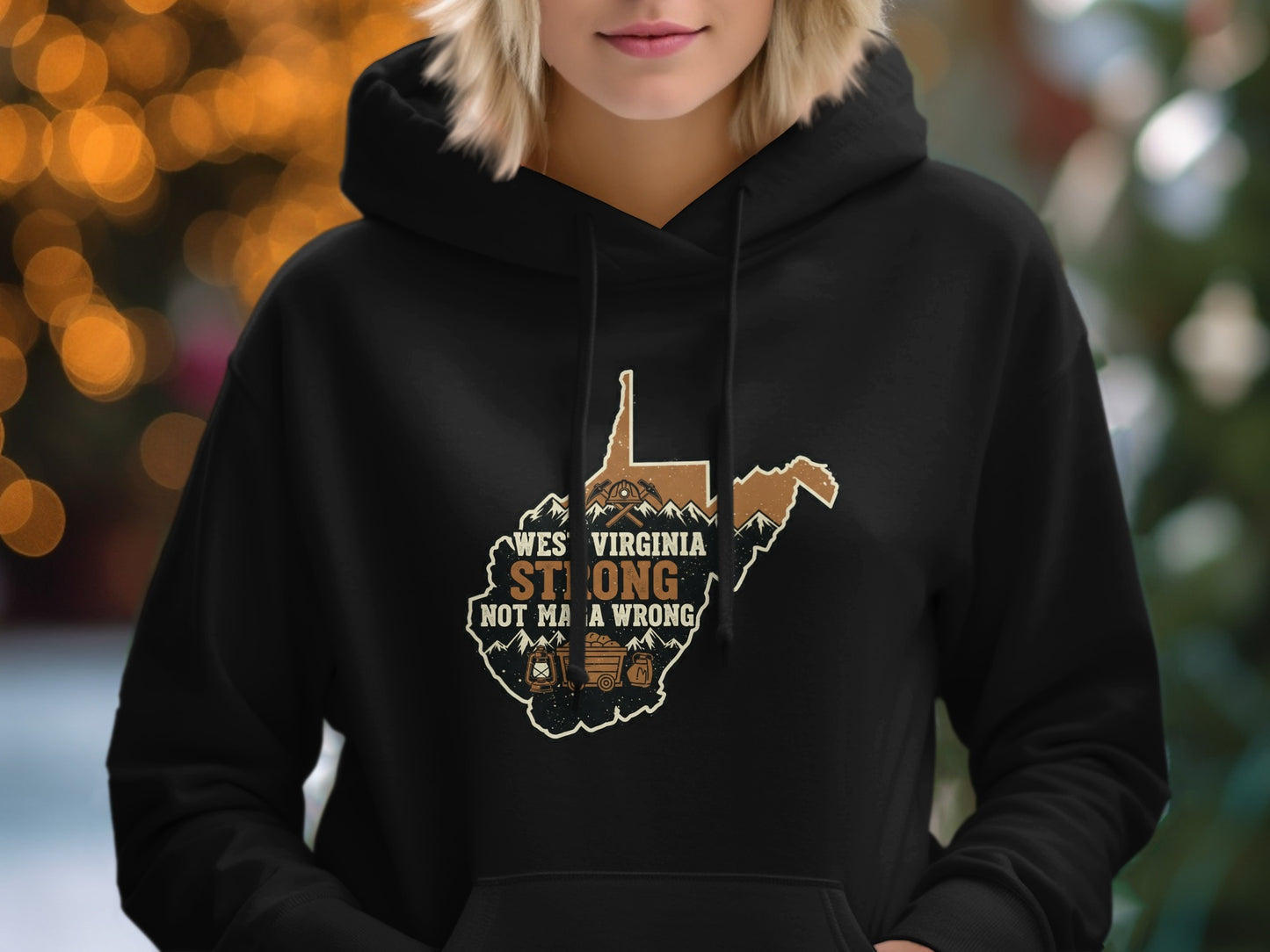 West Virginia Strong Not MIA Wrong Hoodie product