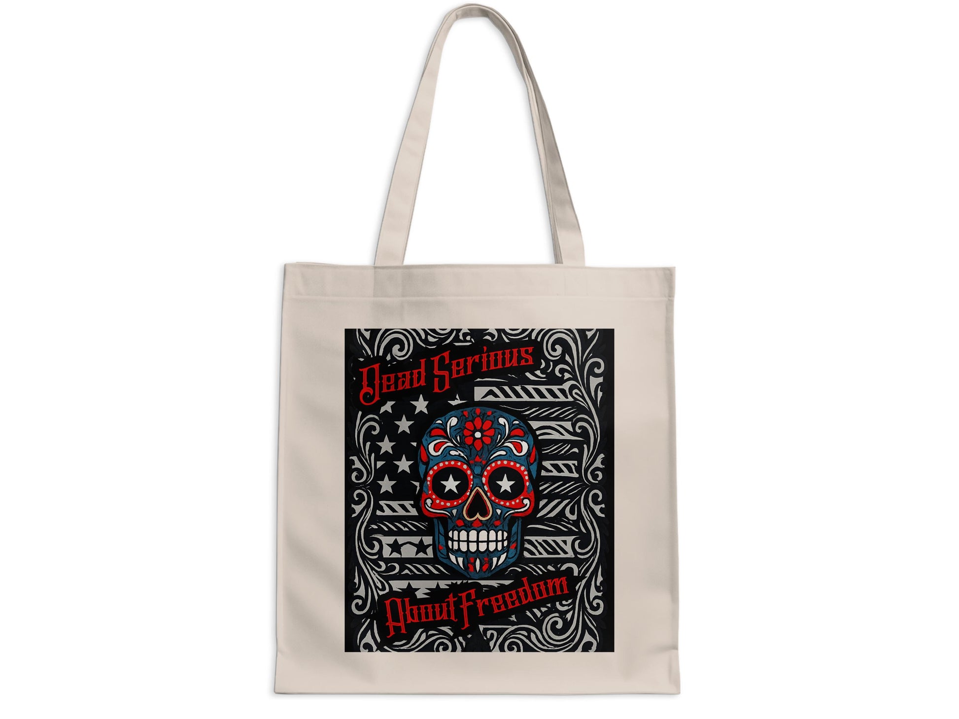 Dead Serious About Freedom Graphic Tote Bag product