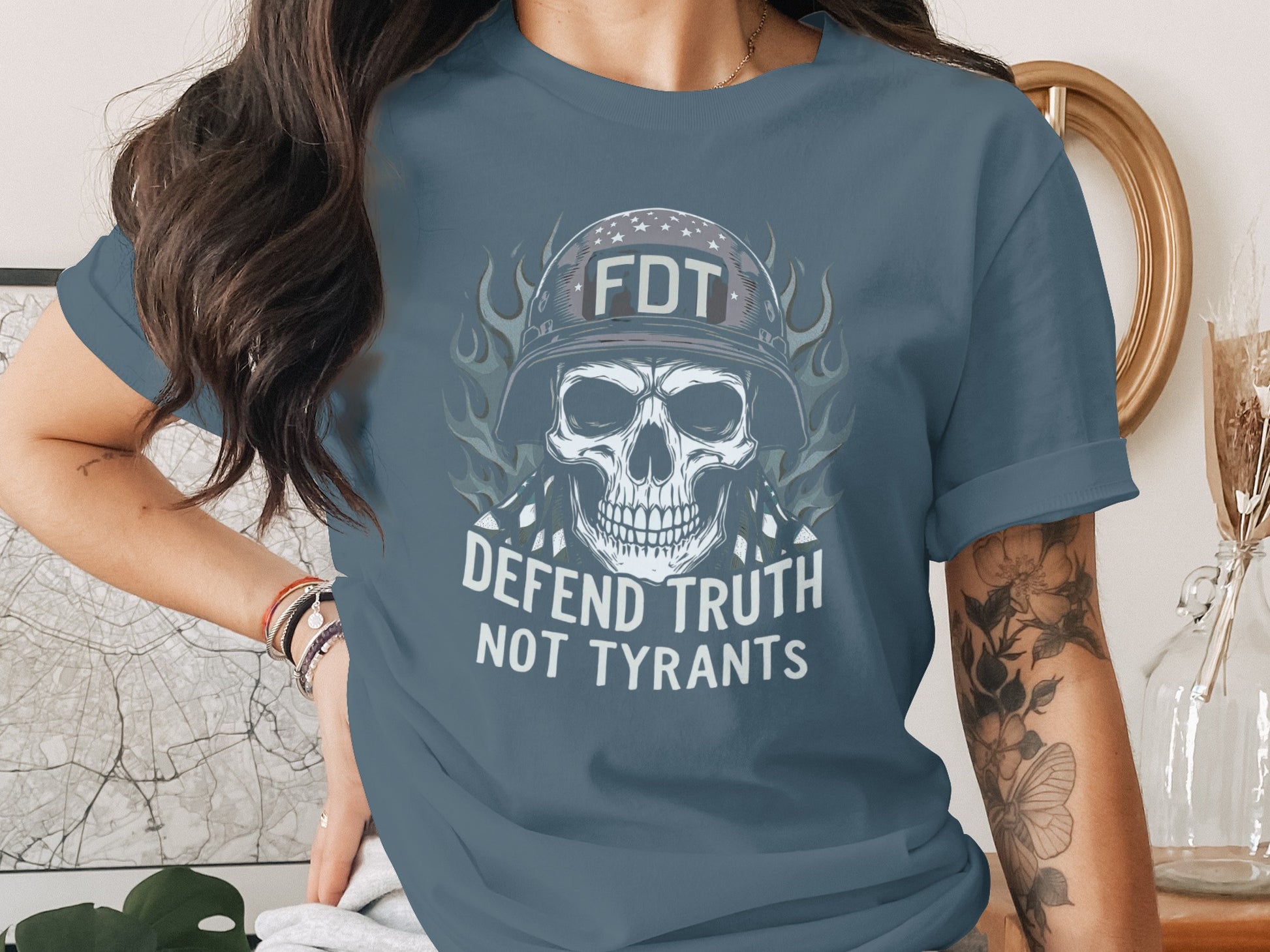 Defend Truth Not Tyrants Graphic T-shirt