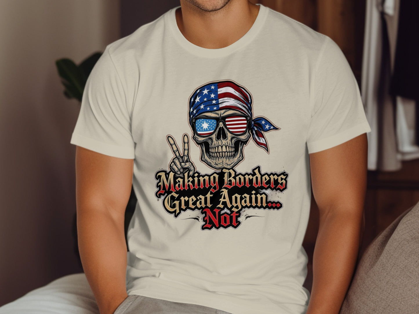 Making Borders Great Again Not T-Shirt product
