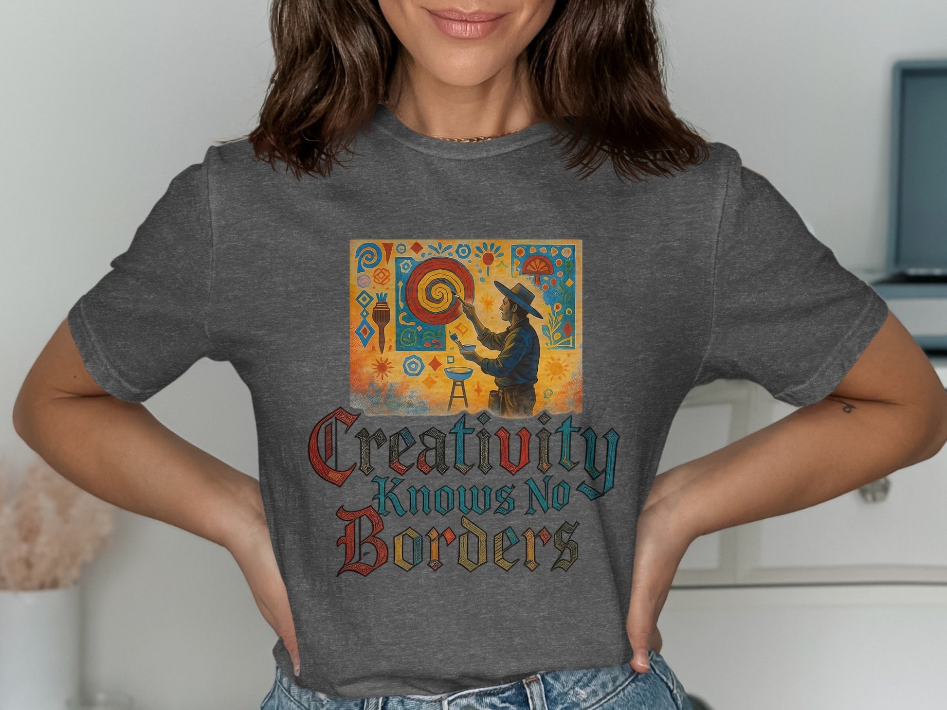 Creativity Knows No Borders Graphic Tee product