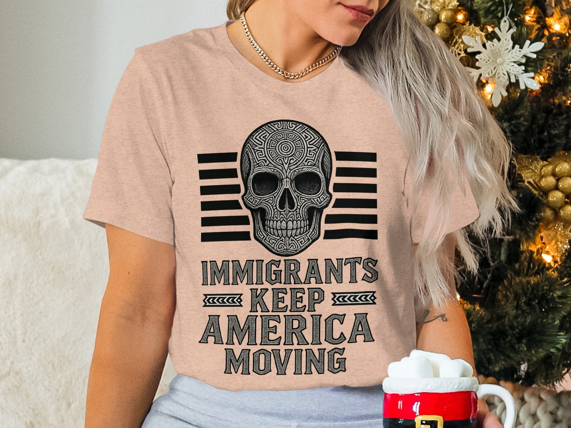 Immigrants Keep America Moving graphic tee