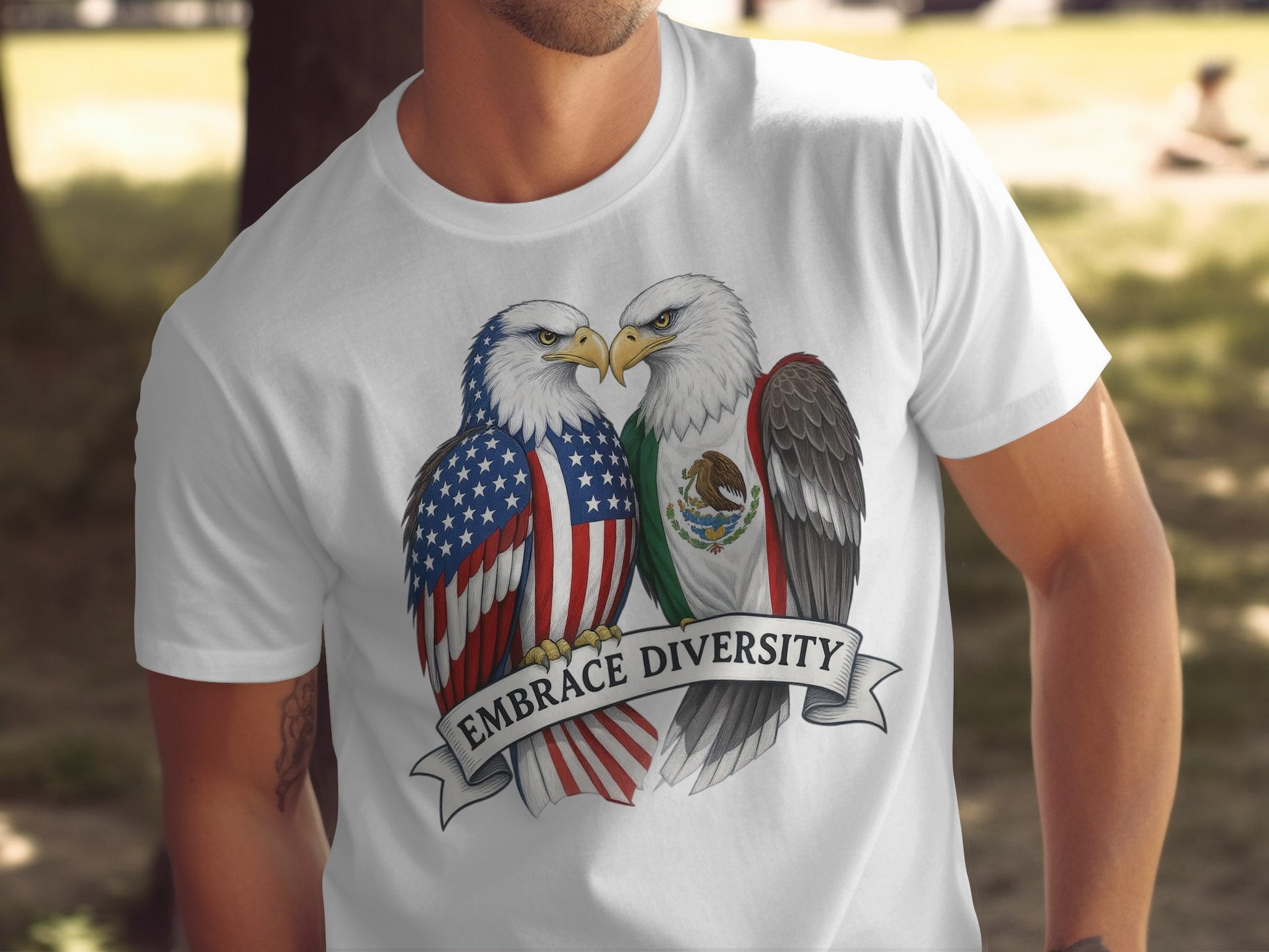 Embrace Diversity Graphic American Mexican Birds product