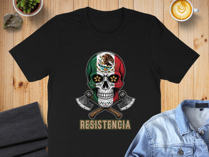 Resistencia Skull Design Black T-shirt Shirt product