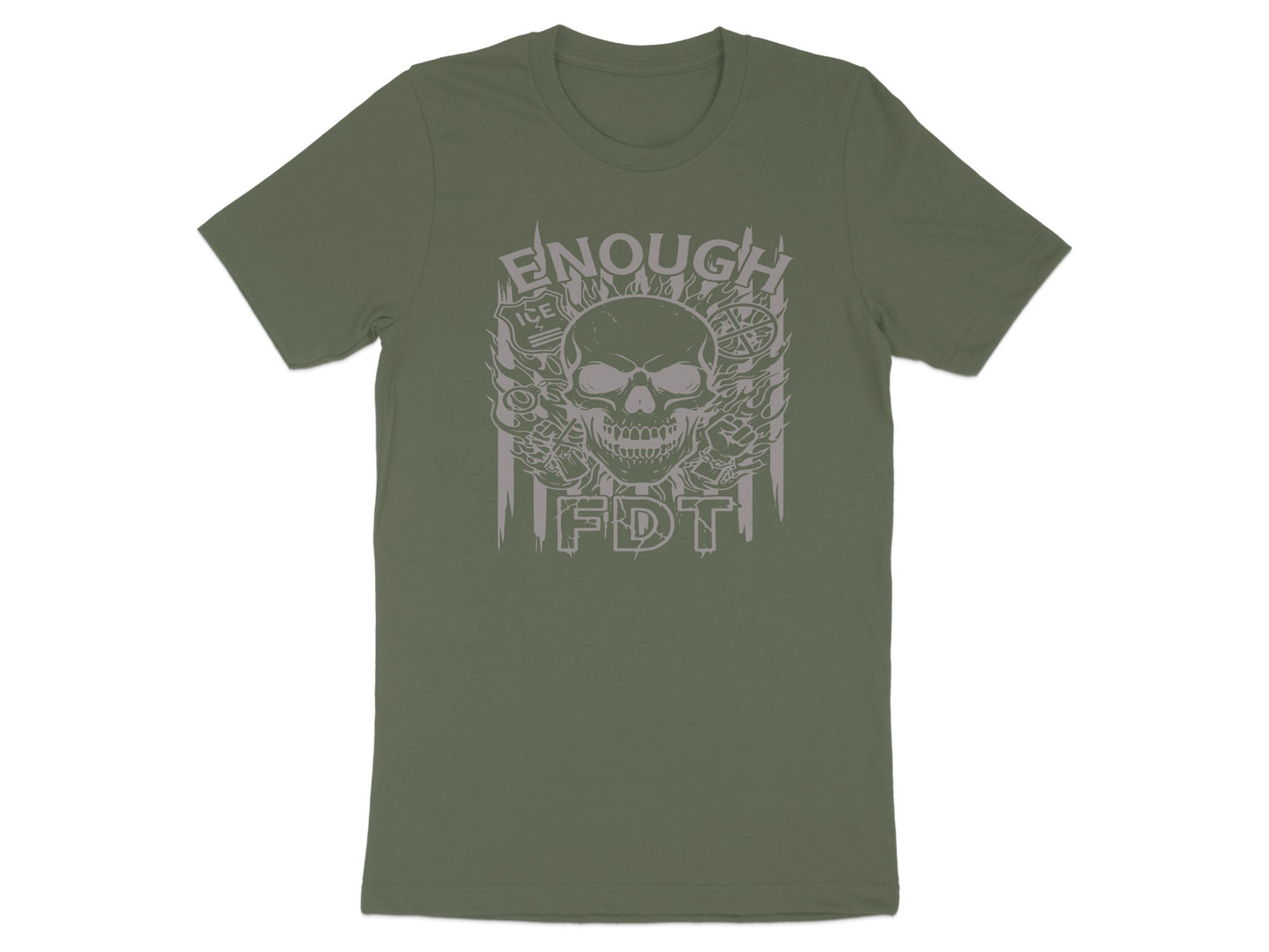 Enough FDT Skull Graphic Printed T-Shirt Product
