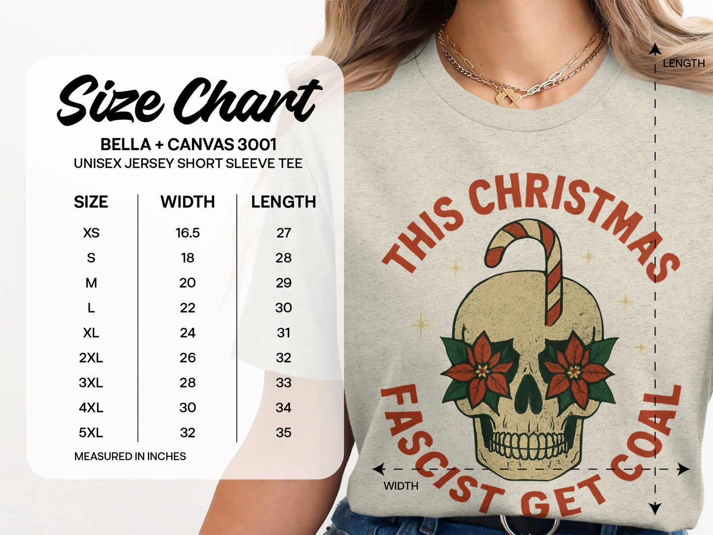 This Christmas Facsists Get Coal T-shirt